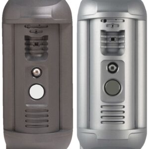 Video_Tuersprechanlage_ALP600_front_silber_anthrazit